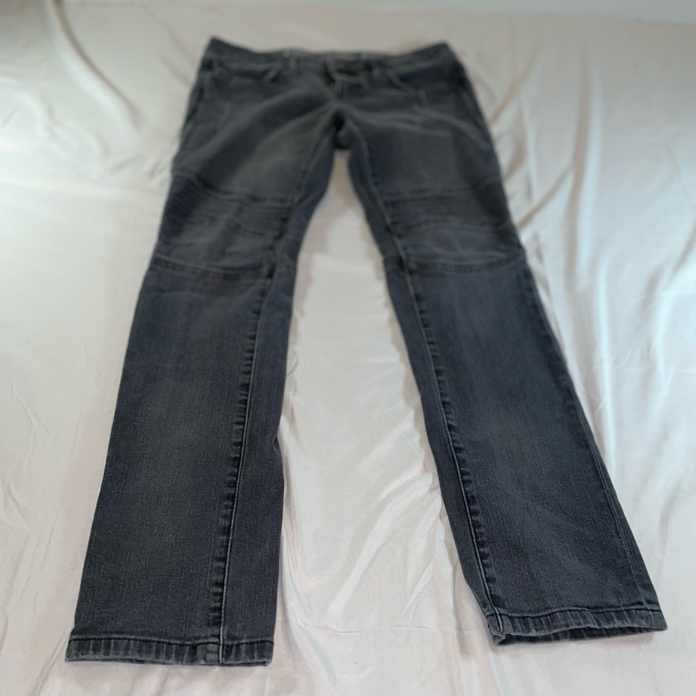Converse One Star The Motocross Jeans Faded Black Moto Slim Fit Denim Womens 12